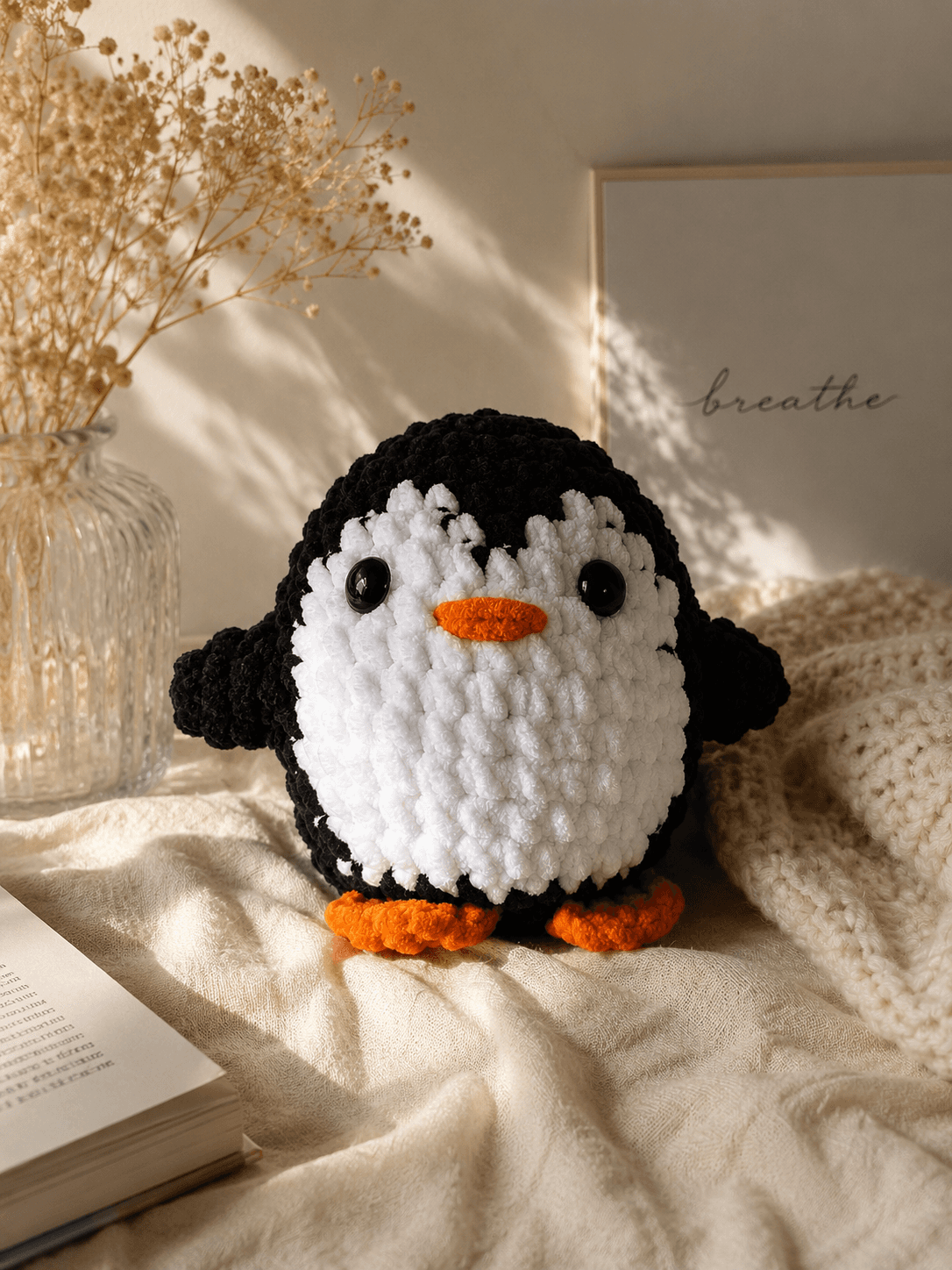 Black & White Penguin Plushie