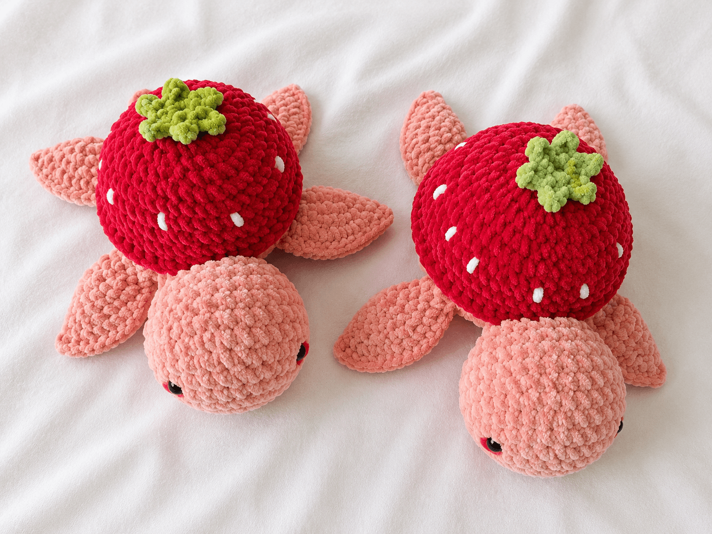 Big Strawberry Turtle Plushie