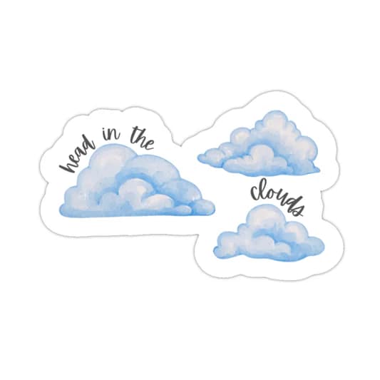 Stickers — Head in the Clouds