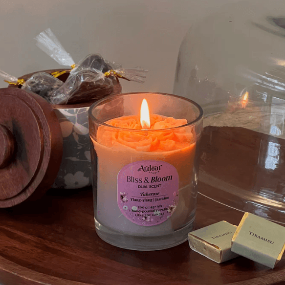 Bliss & Bloom Dual Scented Candle
