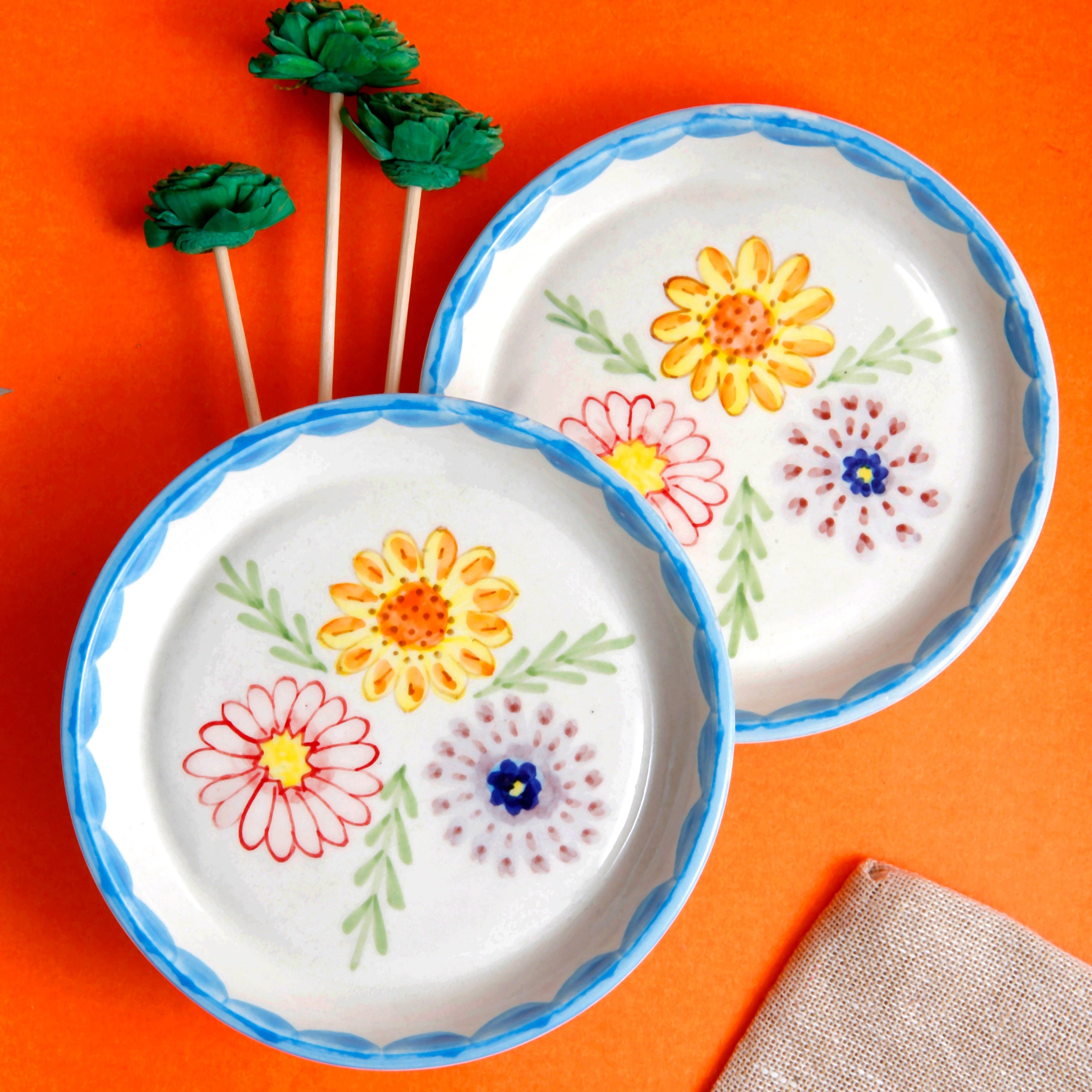 Floral Plate (Set of 2)