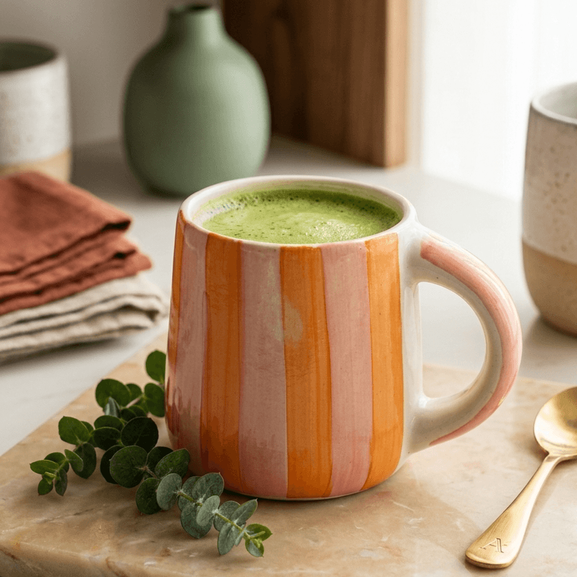 Orange Stripes Mug