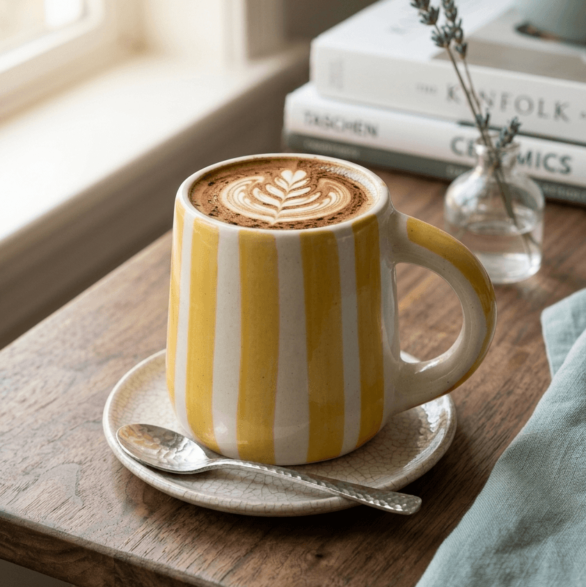 Yellow Stripes Mug