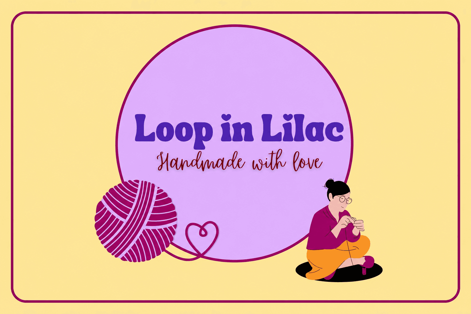 Loop in Lilac banner
