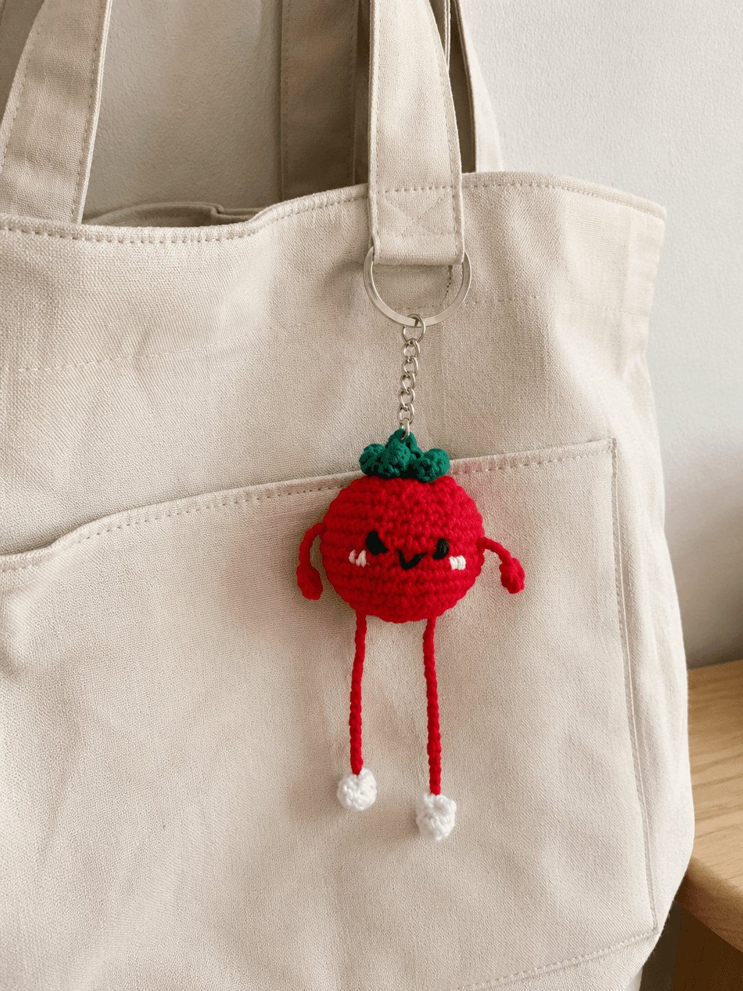 Tomato Keychain