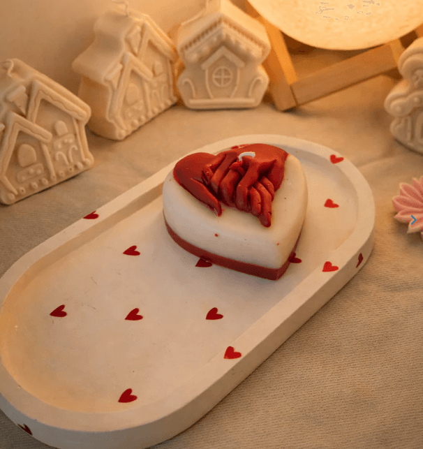 Eternal Bond Heart & Home Decorative Candle