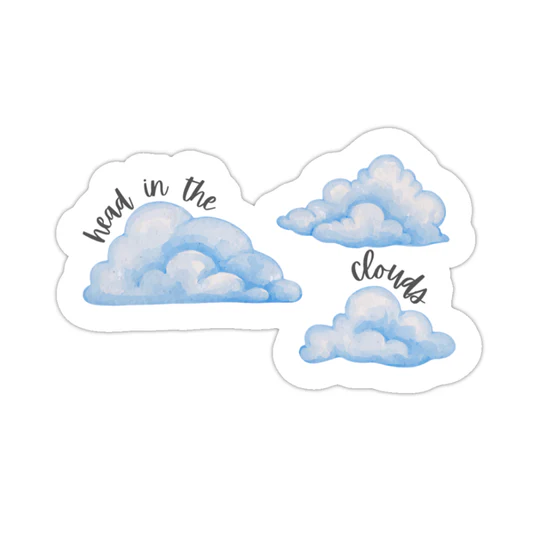Stickers — Head in the Clouds